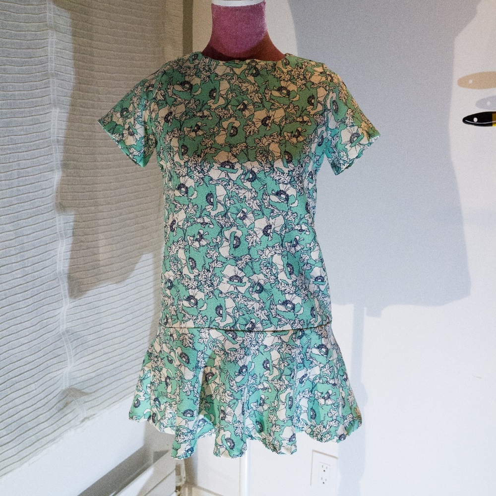 Abstract print dress